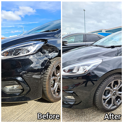Repaired bumper for client in Essex